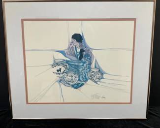 Native Framed Print by Amado Maurillo Pena