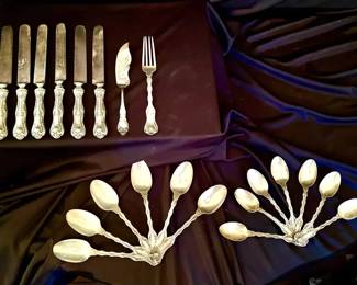 208 Sterling Flatware Mix