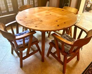 356 Rustic Kitchen Table Set