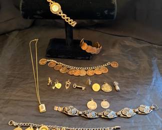 566 Eclectic Vtg Accessories, Sterling 