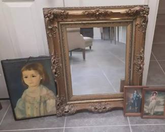 425 Antique Mirror  Art Decor