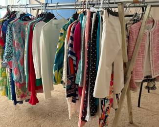 647 A Rack Full Of Womens Apparel 