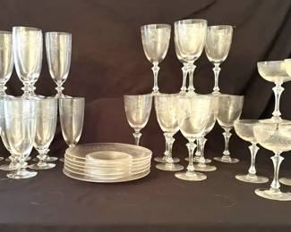 241 Crystal Glasses 