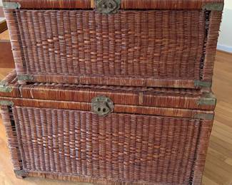 608 Wicker Trunks