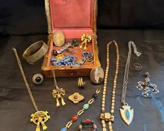 549 Atq  Vtg Eclectic Jewelry