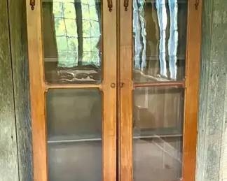 255 Atq. Arched Panel Bookcase 