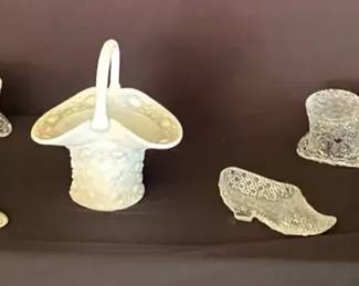 116 Glass Slippers  Hobnail