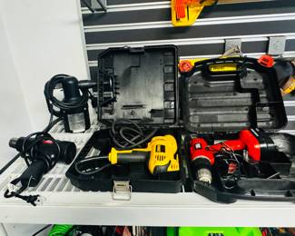 Power Tools, Dewalt Electric Drill, Black and Decker Battery Operated Drill