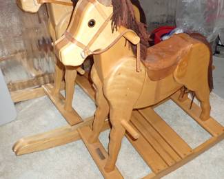 HAND MADE CHILD ROCKING HORSE
