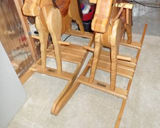 HAND MADE CHILD ROCKING HORSE
