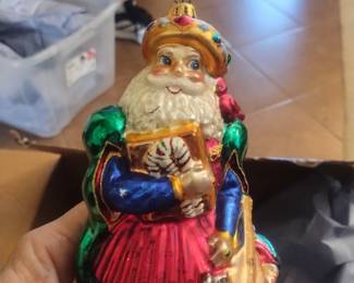 Christopher Radko
Hand blown glass ornament
Greensleeves
$100.00