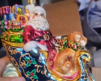 Christopher Radko
Retired hand blown glass
Ornament $75
mixed retriever