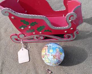 Sleigh Card Holder