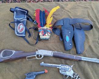 Vintage Cowboy Guns etc