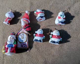 Santa Claus Christmas Ornaments