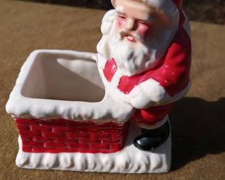 A Second Santa Claus Chimney Planter