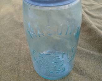 1858 Blue Jar