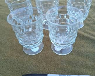 American Fostoria Juice Glasses