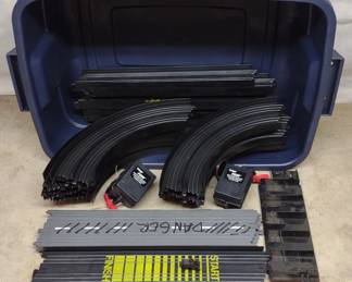 Tyco Triple Rail Slot Car Track Set