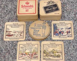 Vintage Beer Advertising Bar Coasters