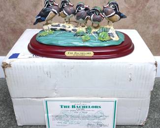 The Bachelors Danbury Mint Duck Sculpture / Figure