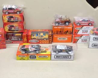 Matchbox & Tyco Toy Fair Diecast Cars In Boxes