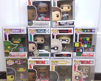 10 Funko POP! Action Figure in Boxes