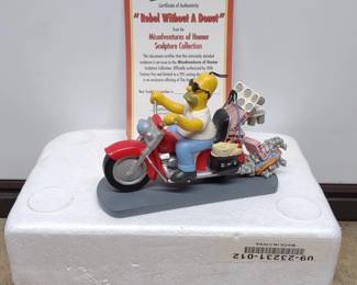 The Simpson's Rebel With Out A Doughnut Figurine
