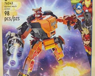 Sealed LEGO Marvel Rocket Mech Armor 76243 Set