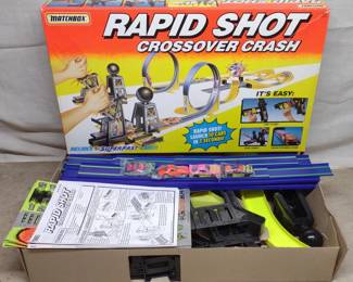 1993 Matchbox Rapid Shot Crossover Crash Set