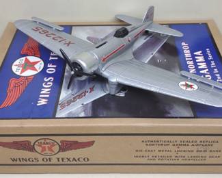 Wings of Texaco 1932 Northrop Gamma Airplane Model