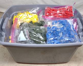 Tyco LEGO Style Building Blocks - B