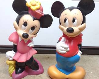 Disney Mickey & Minnie Mouse Vinyl Coin Banks