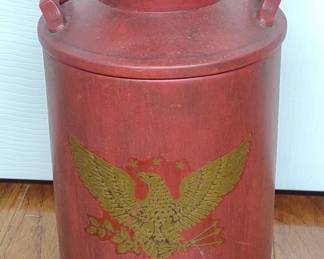 Ceramic Milk Container Cookie Jar