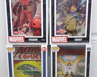 4 Comics Funko POP! Figures in Box