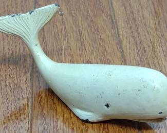 Lead Painted Sperm Whale Figure / Paperweight