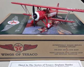 Wings of Texaco 1931 Stearman Biplane Model