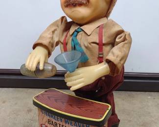 Vintage Charlie Weaver Bartender Battery Op Toy