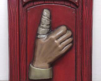 Ceramic Sore Thumb Wall Decor