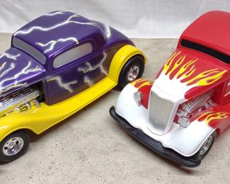 2 Tyco Pre Production handpainted R/C Toy Cars
