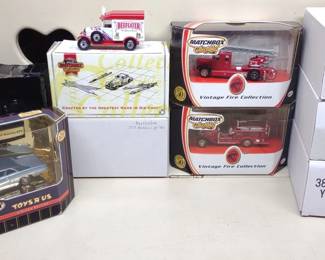 7 Matchbox Collectibles Diecast Toy Cars w/ Boxes
