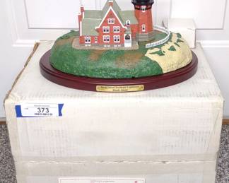 Danbury Mint Block Island Lighthouse w/ COA