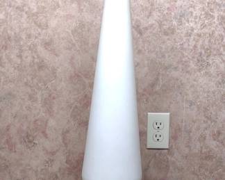 42" White & Gold Equestrian Table Lamp