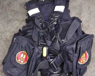 OMS Scuba Diving Harness w/ Backplate