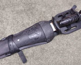 Vintage Aqua Lung Dive Knife w/ Sheath