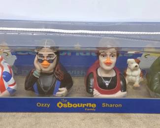 CelebriDucks The Osbourne Family In Original Box A