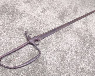 Wrought Iron Sword (31" long)