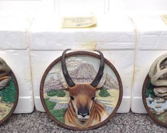 3 Natures Nobility Bradford 3D Deer Plates