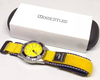 Momentum M1 Yellow Dial Dive Wrist Watch