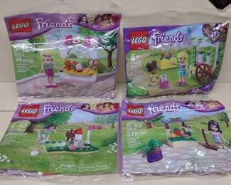 4 Sealed LEGO Friends Minifigure Sets